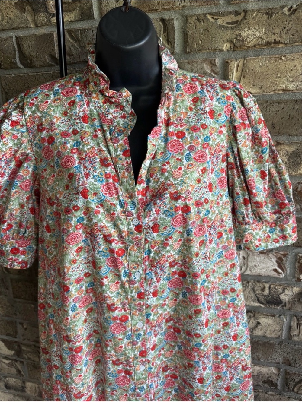 HYACINTH HOUSE
Red Floral Ruffle Collar Louisa
Maxi Dress Size L - Picture 6 of 13